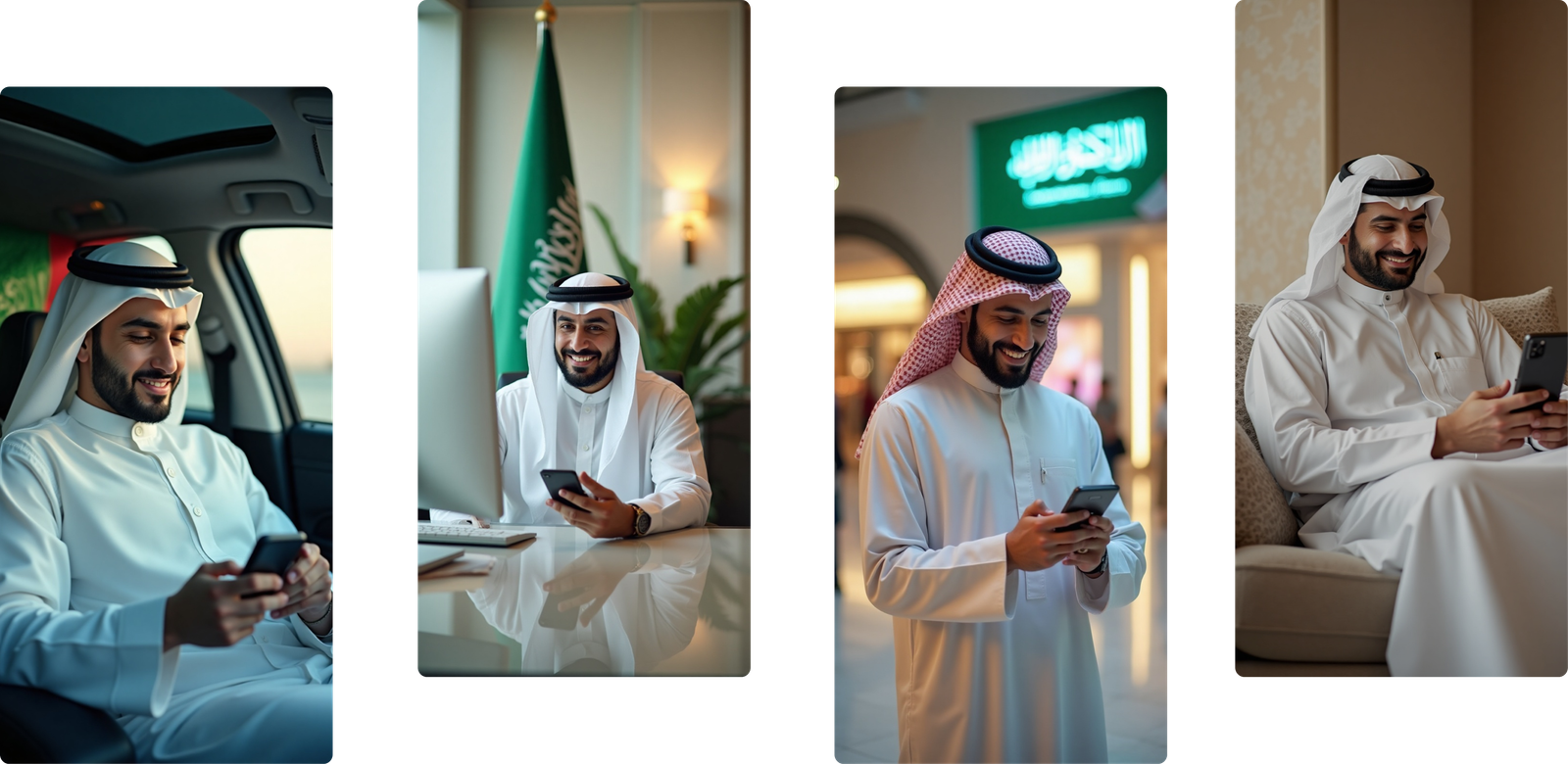 استخدام تطبيق حارس في مختلف الأماكن: في السيارة، في المكتب، في المول، وفي المنزل